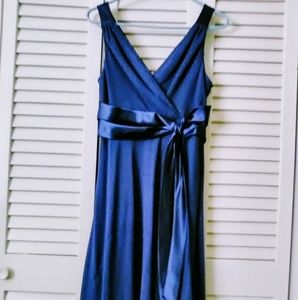 Navy cocktail dress